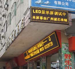 亚户外P10单黄色